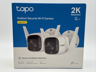 Tapo C310P2 2er Pack 2K Überwachungskamera Außen kabelgebunden, Außenkamera kein Monat 