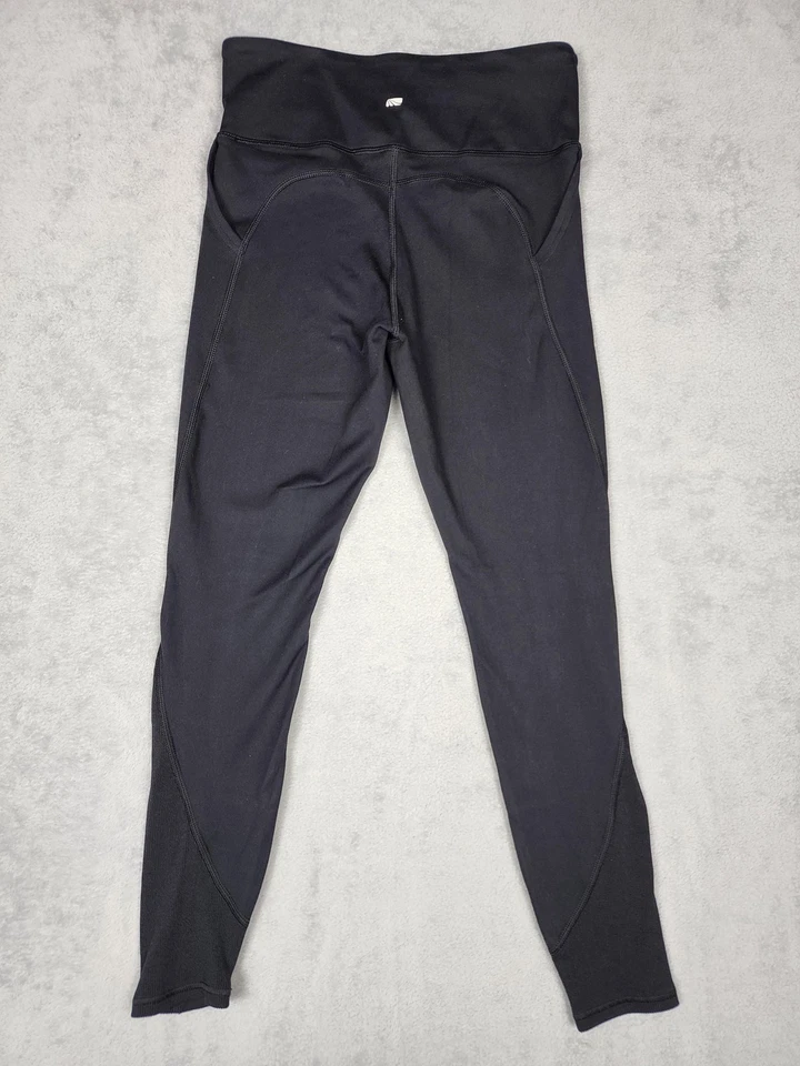 Marika Leggings Womens Medium Black High Rise Yoga Pants Stretch Athletic Gym - Image 4 of 4