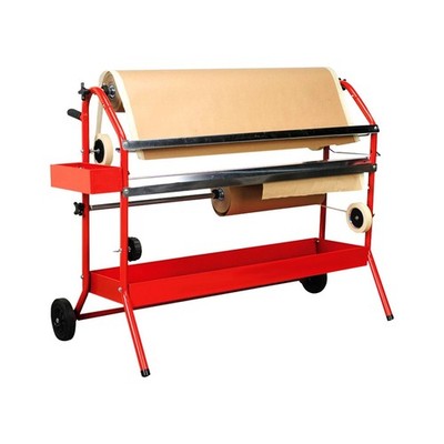 TCP Global 36'' Mobile Multi-Roll Masking Machine for Auto Body, Painting, Mas...