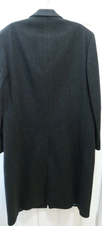 Gabardina de Colección Eagle Clothes Para Hombres 100% Lana Gris Hecha en EE. UU. Talla 40 S Dinero Antiguo Foto 4 de 4