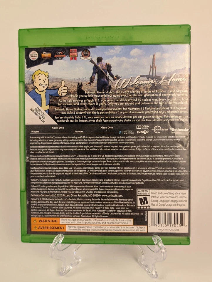 Fallout 4 (Microsoft Xbox One, 2015)  ➡️CIB Complete - Tested  & Working 🎮 - Image 2 of 4
