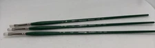 Princeton Art & Brush Co. Company Summit 6100B #2 Bright Paint Brush Lot Of 3