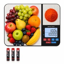 Diyife Dual Platform Kitchen Scale, 0.01g High Precision, 10kg Max, 7 Units