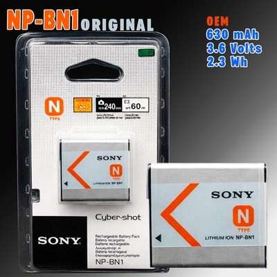Original Sony NP-BN1 Akku Cybershot DSC W800 W810 W830 W580 W380 WX50 W690 UK
