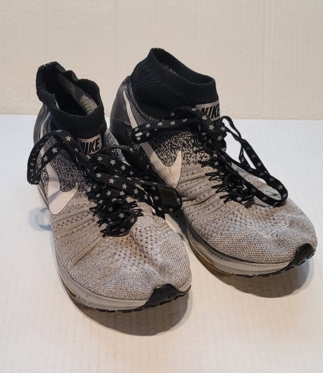 Nike Zoom All Out Flyknit Wolf Grey Women's Size Gray Black