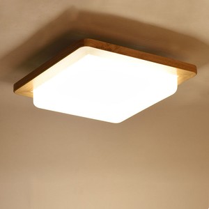 modern led ceiling lights tatami bedroom wood flush mount light home