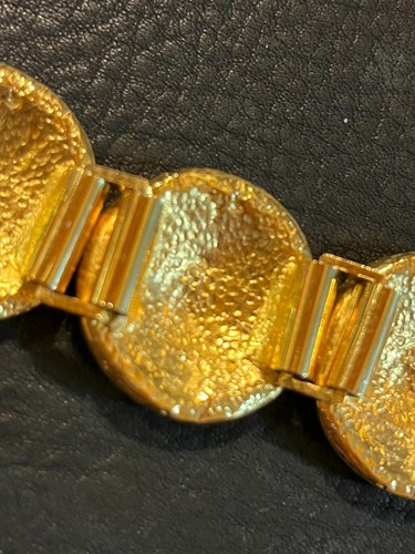 VERSACE GIANNI VERSACE Brazalete AUTÉNTICO MEDUSA Vintage Medalla Moneda Motivo Oro - Imagen 18 de 20