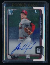 JAKE WOODFORD 2015 BOWMAN CHROME DRAFT DRAFT PICK AUTOGRAPH *ST. LOUIS CARDINALS