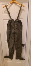 WENZEL Stocking Foot Waders 707639 Universal Size LARGE GREEN See Description 