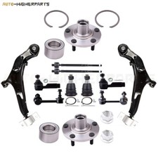 For 2000-2003 Nissan Maxima 12 Pcs Front Control Arm Sway Bar Wheel Hub
