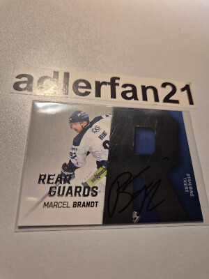 DEL 22-23 2022-2023 SIGNIERT REARGUARDS Marcel Brandt Straubing Tigers