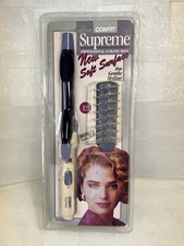 Nuevo de Lote Antiguo Rizador de Pelo Conair Supreme Años 90 Combo de Plancha Caliente con Cepillo 1993