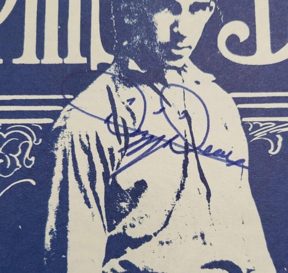 DIZZY DEAN Autographed 1973 Memphis Blues Baseball Program Cardinals Authentic - Image 2 of 4