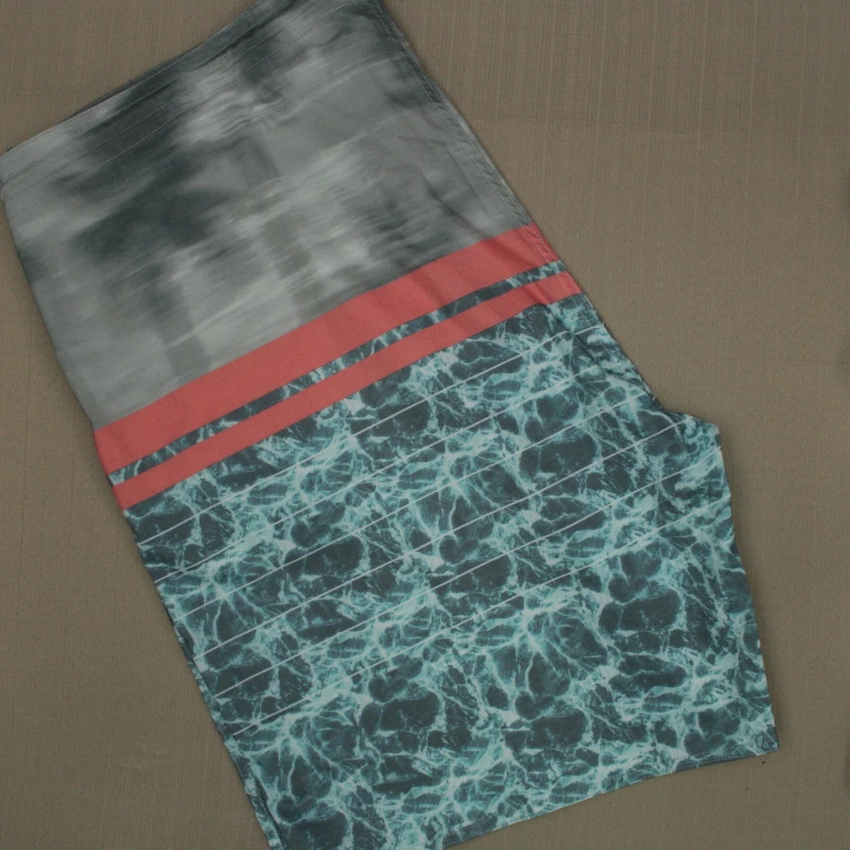 Roundtree и Йорк доска шорты мужской размер 48 серый Aqua на шнурке купальник новый с Ярлыками - Изображение 3 из 4