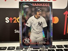 2024 Topps Chrome Update Series Juan Soto Base Refractor USC 1 Hyper Viper