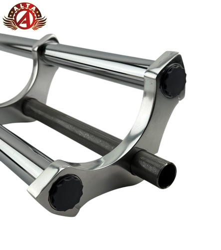 ALTA Triple Tree Fat Bike, 1-1/8" (28.6mm) Aluminum Crown Disk Brake Fork CHROME - Picture 5 of 5