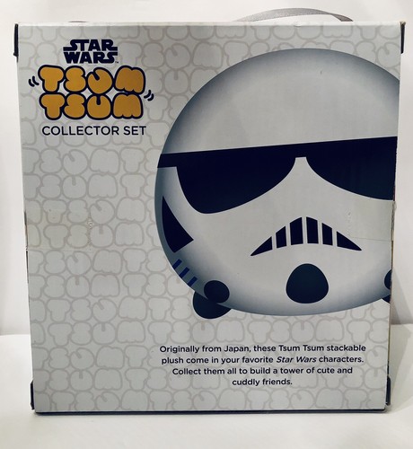 New Lot Of 3 Disney TSUM TSUM Star Wars Collector Set Darth Vader, Han Solo R2D2 - Picture 7 of 11
