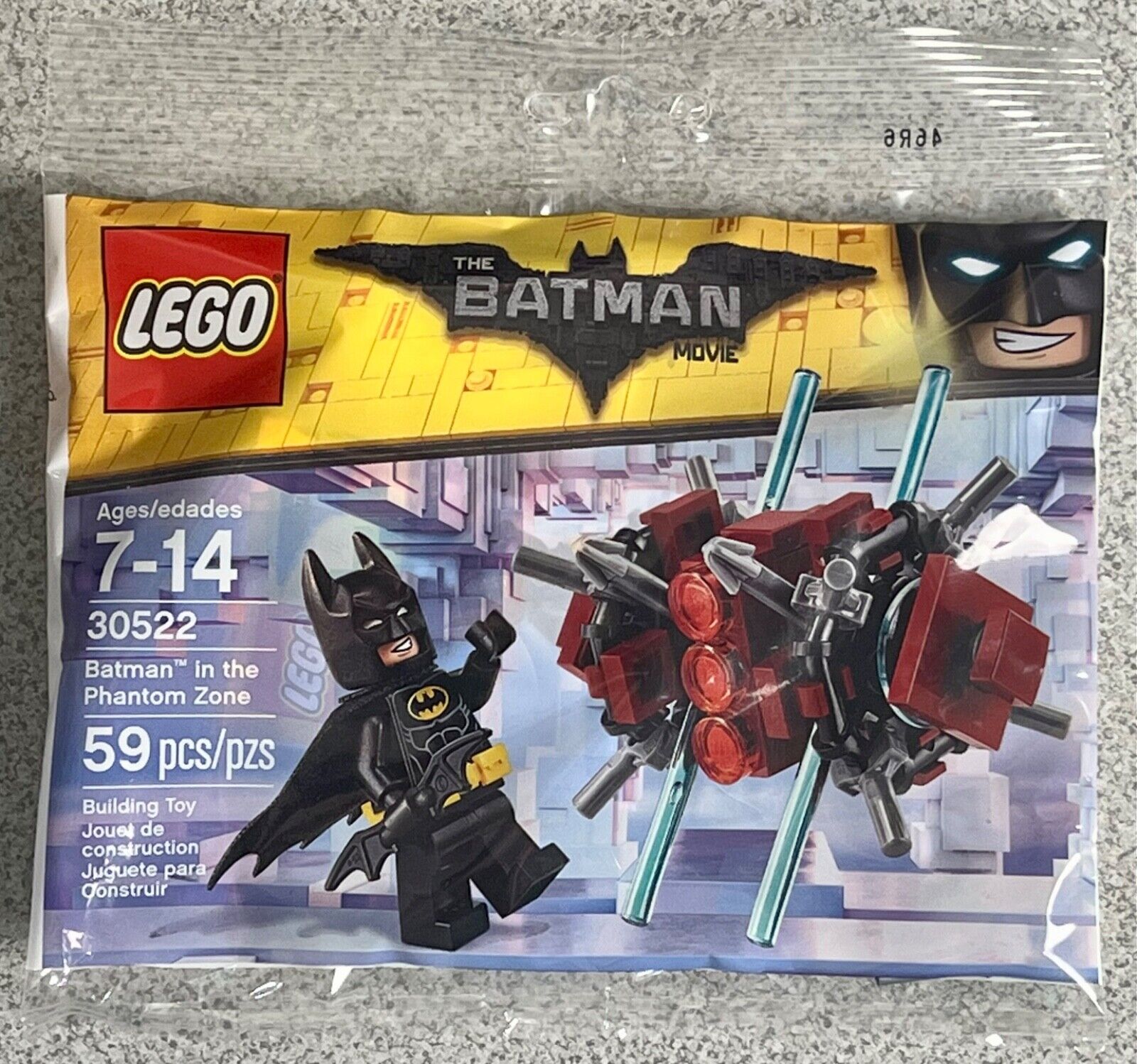 LEGO 30522 The LEGO Batman Movie Batman in the Phantom Zone Polybag 2017 59pc