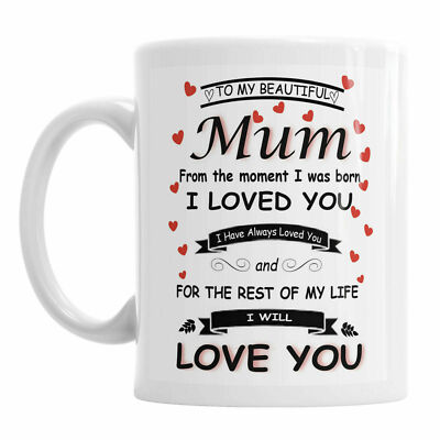Mama Weihnachtstasse TO MY BEAUTIFUL MUM Tasse Muttertagsgeschenk Geburtstag Weihnachtsgeschenk