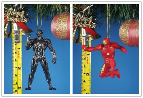Decoration Xmas Tree Ornament Decor Marvel Avengers Iron Man vs Ultron K1386 XY - Picture 1 of 1