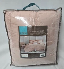 Urban Habitat Brooklyn Cotton Jacquard Duvet Cover Set with Euro Shams