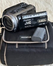 JVC Everio X.V.Color 40gb HD GZ-HD10U Hard Disk Camcorder w/Battery  Bag