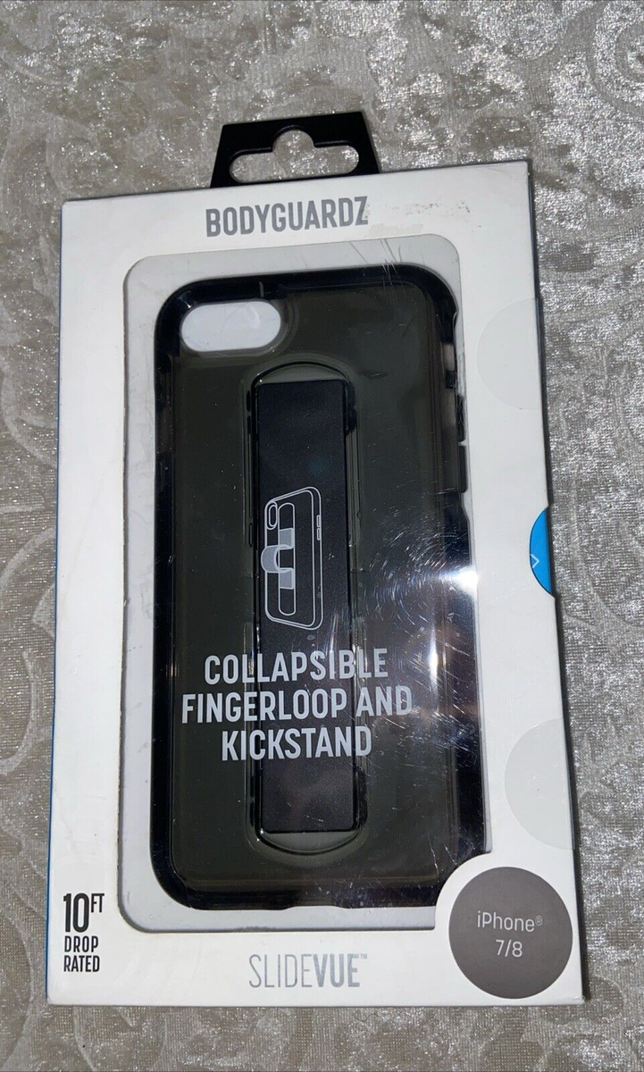 BodyGuardz SlideVue Case for Apple iPhone 7/8 Black Collapsible