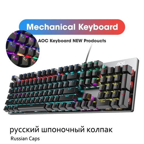 Full Keys Hot Swap Metal Panel Mechanical Keyboard RGB Light Green Redaxis - Picture 34 of 34