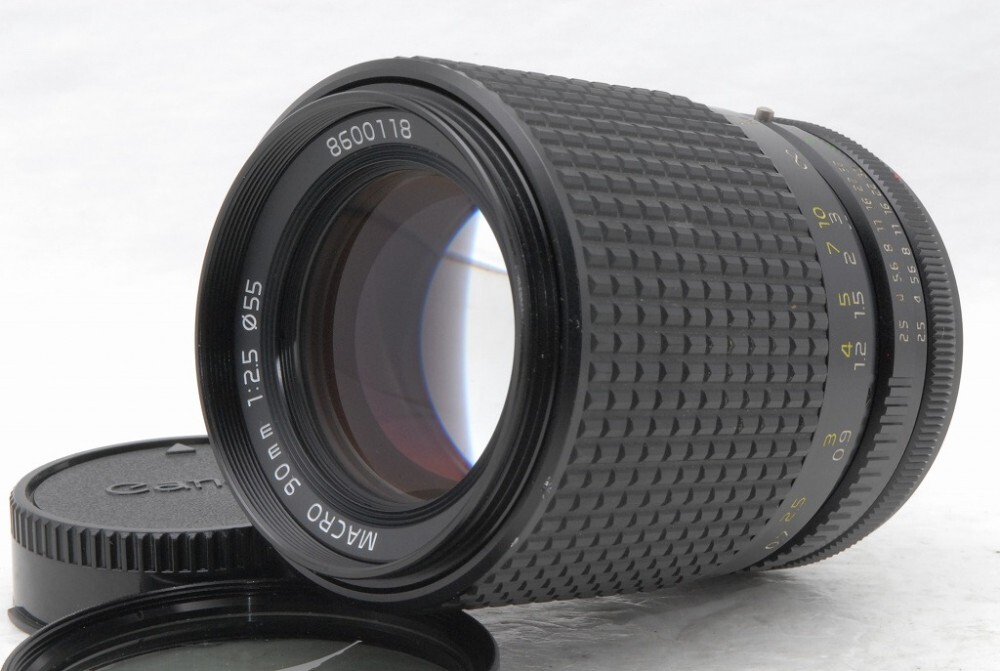 TOKINA AT-X MACRO 90mm f/2.5 （Canon FD） Exc Tokina AT-X Macro 90mm F 2.5 F/2.5 Lens For Canon FD