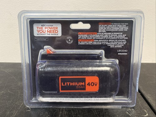 BLACK & DECKER LBX2040 40V MAX LITHIUM 2.0 Ah ION BATTERY - Picture 2 of 6