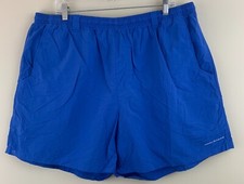 COLUMBIA PFG Men's Backcast III Water Fishing Shorts Blue Size 2XL