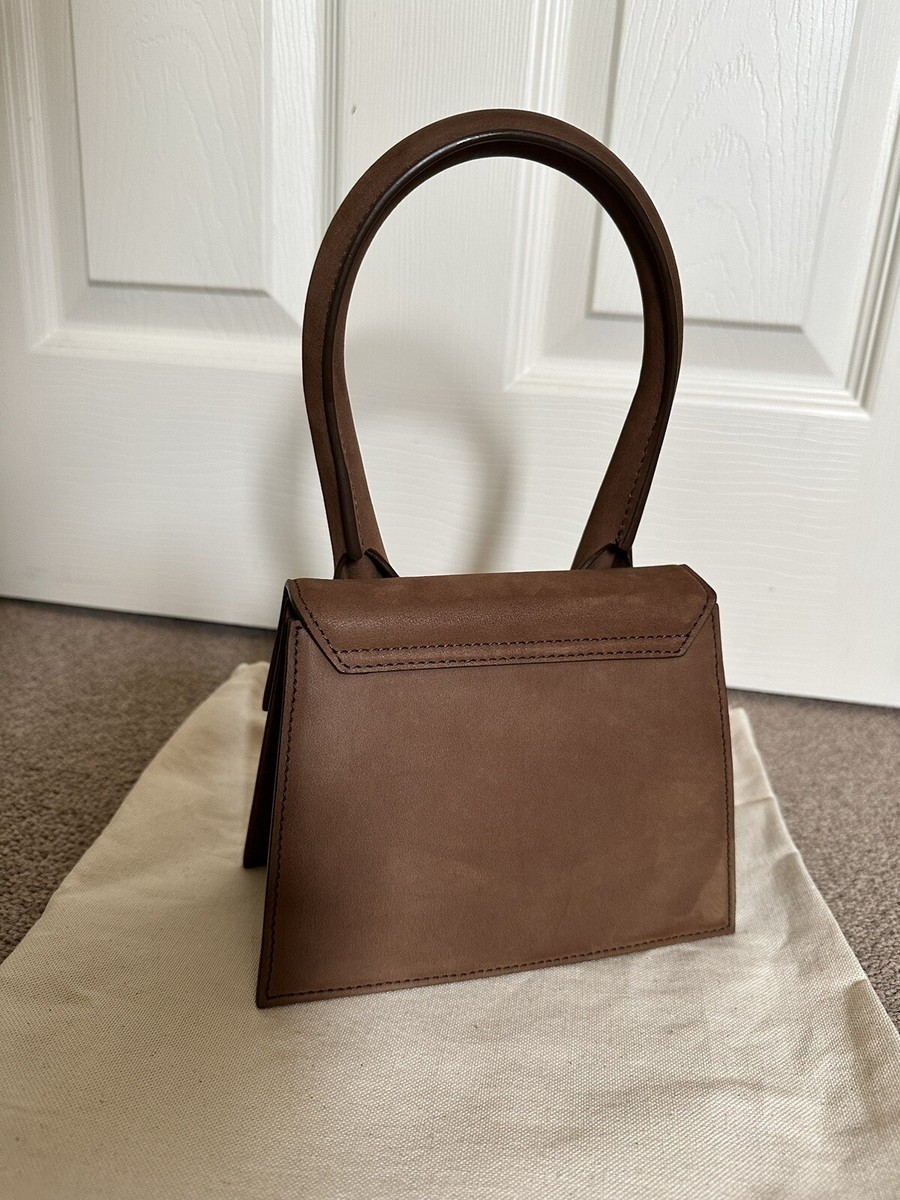 【関税＆送料込み】Jacquemus Bags.. Leather Brown NEW! JACQUEMUS MOYEN CHIQUITO LEATHER BROWN TOTE SHOULDER