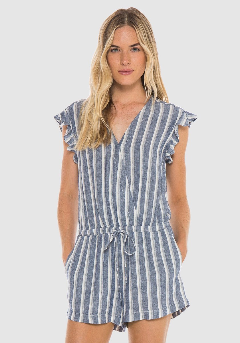 【タグ付き】Two-Tone Ribbon Romper Details Two Tone Ribbed Knit Romper – EDGE