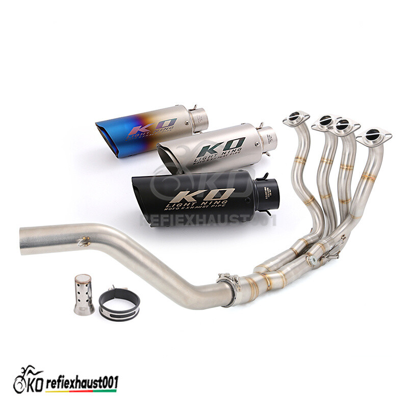 For Kawasaki Ninja ZX6R ZX636 2009-2023 Full System Exhaust Tips