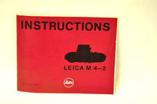 Leica M4-2 instruction manual. 30 pages. English.
