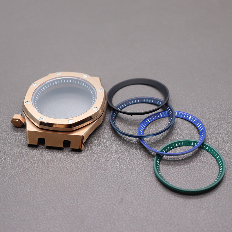 Cassa in acciaio inossidabile argento nh35 da 41 mm