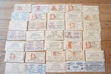 Northern Ireland Railway Ticket x35 Irish Ref J