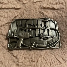 Hesston Belt Buckle Vintage 1985 Hesston Assembler Packager Limited Edition