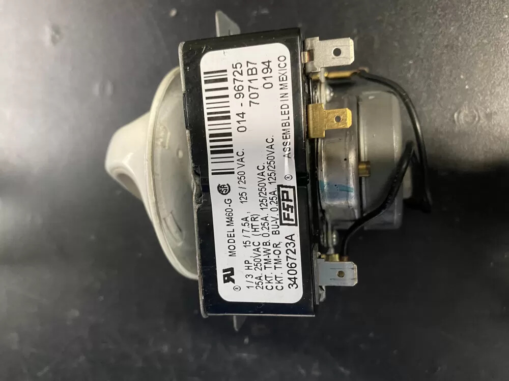 Whirlpool 3406723A Dryer Timer Replacement Part AZ13468 BK1135