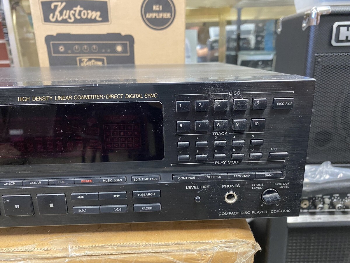 SONY ソニー カセットデッキ CD PLAYER CDP-C910 SONY ソニー/10枚連奏CDチェンジャー CDP-C910 （ CDプレーヤー