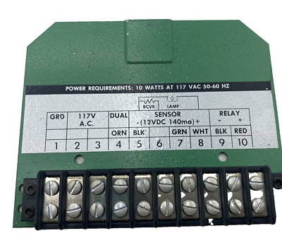 POWER REQUIREMENTS 10W 117VAC 50-60HZ INPUT CONVERTER MODULE,DUAL,SENSOR,RELAY 