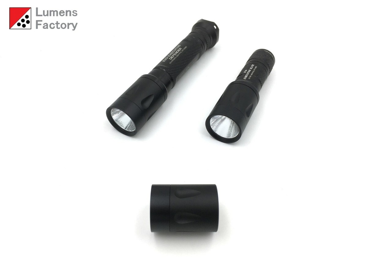 1 Mode Teardrop LED Head Surefire E1e E2e L2 M300, 1 Cell Setup