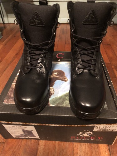 Rocky Black 10” Boots Model 911-1371 | eBay