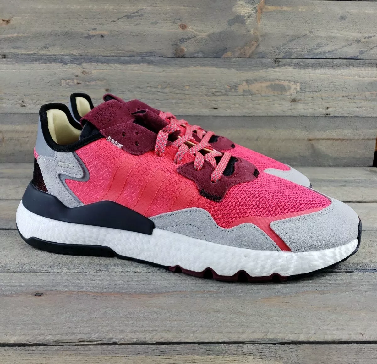 adidas Originals Nite Jogger Running Athletic Shoes Shock Red