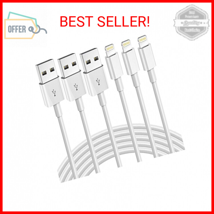 Jeercor iPhone Charger 3Pack 6FT MFi Certified Lightning Cable Fast Charging Cor-image