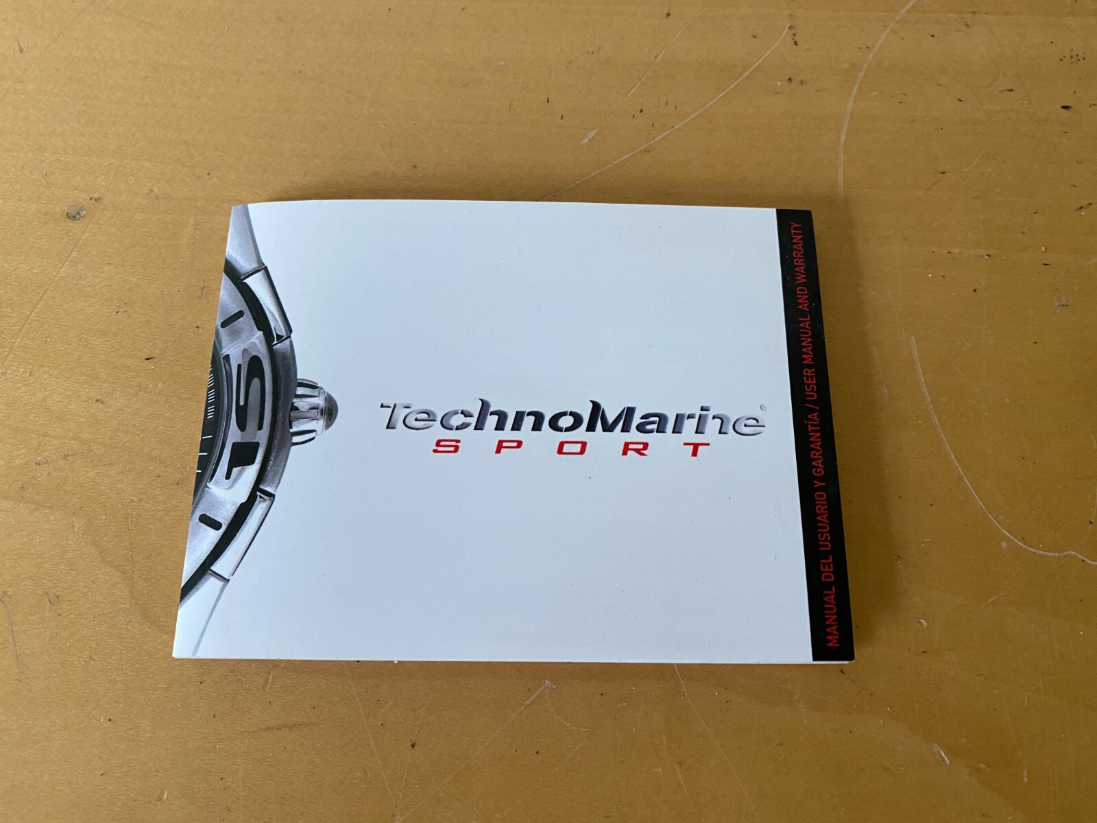 Watch User Manual TECHNOMARINE SPORT