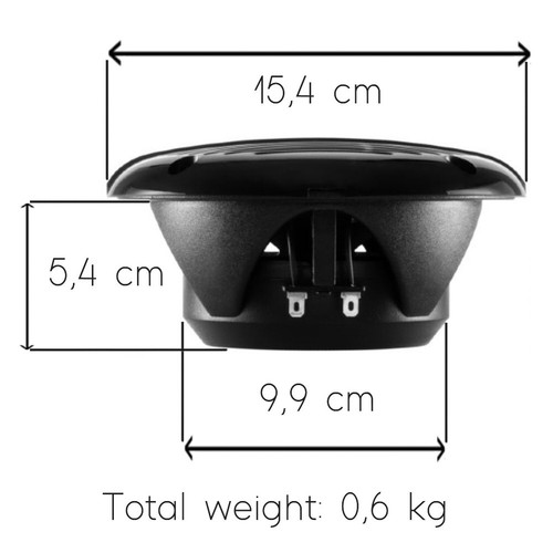 2 BOSS AUDIO MR50B diffusori marini 2 vie 5,25" 75 watt rms neri impermeabili - Picture 7 of 9