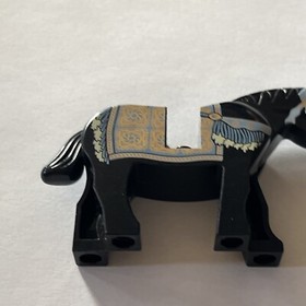 Lego Minifigure Horse Black Prince of Persia Blanket Pattern 4493c01pb06 7569