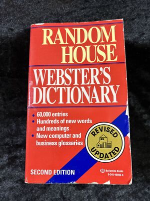 Random House Webster's Dictionary - Random House - Paperback 1996