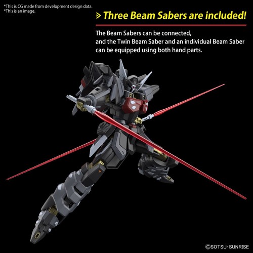 Bandai Hobby Gundam Seed Freedom Black Knight Squad Shi-ve A HG 1/144 Model Kit - 第 7/14 張圖片